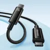 Kabel USB C - USB C 480Mb/s 240W 3m Baseus Tungsten Gold CAWJ040201 - czarny